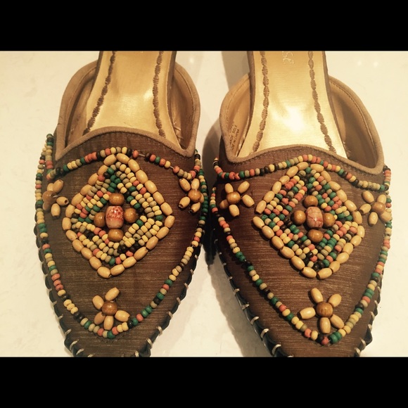 Matisse Retro slippers on beaded low heal - Picture 2 of 5